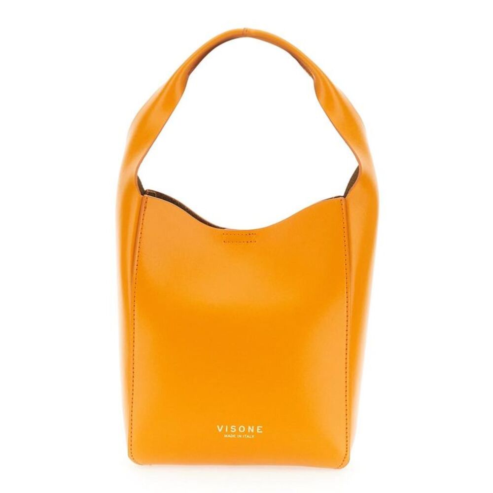 VISONE Elizabeth Leather Shoulder Bag Women Beige Shoulder Bags